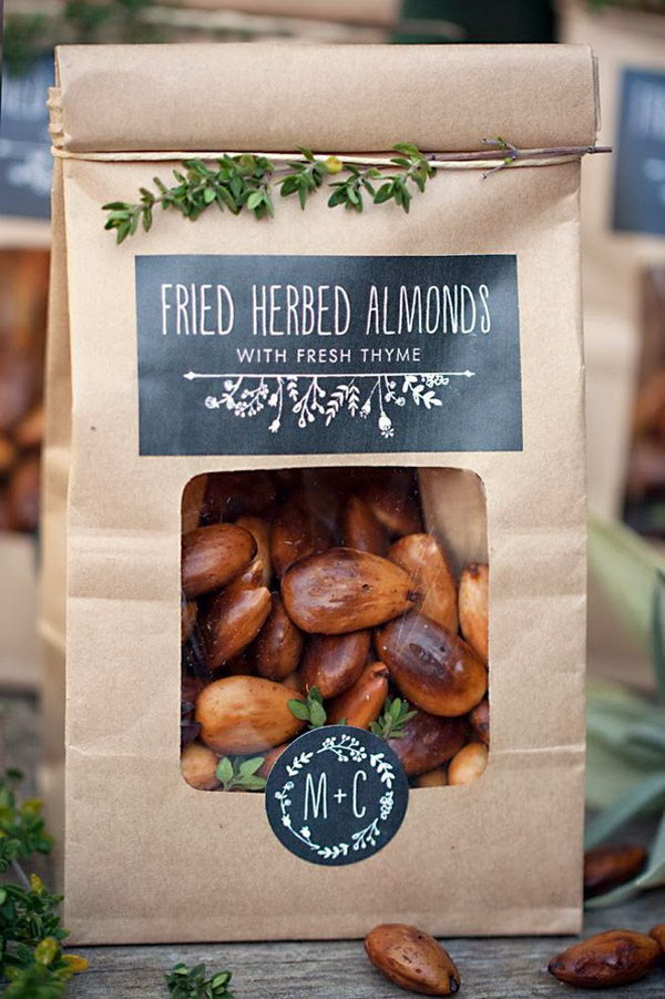 Homemade Fried Herbed Almonds