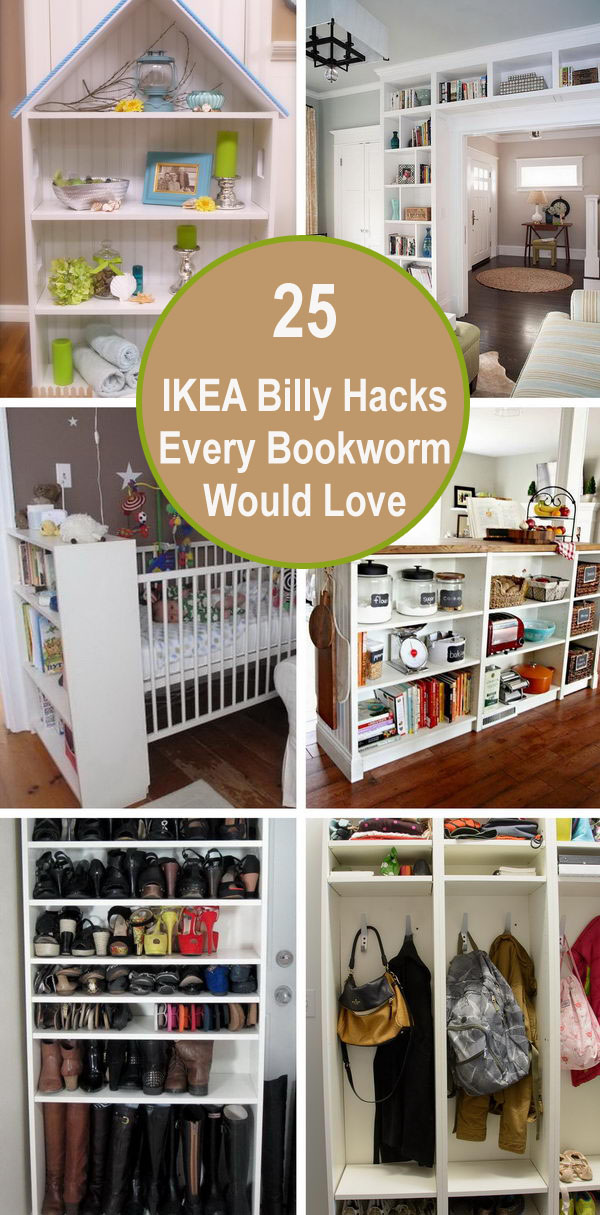 25 IKEA Billy Hacks that Every Bookworm Would Love. 