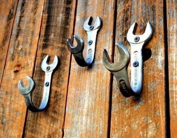 Recycled Open-End Wrench Hooks