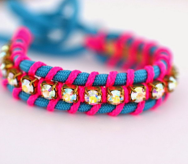 Beautiful DIY Friendship Bracelets with Swarovski Elements