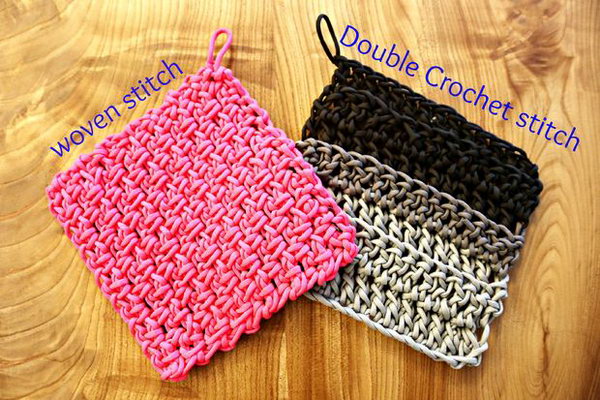 Paracord Crochet Trivets