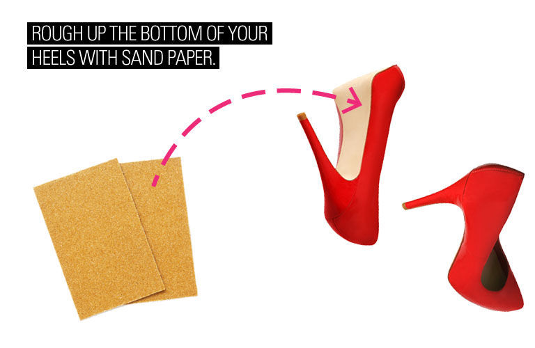 Prevent Slipping with Sandpaper