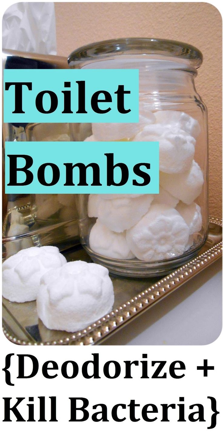 DIY Toilet Cleaning Bombs. 