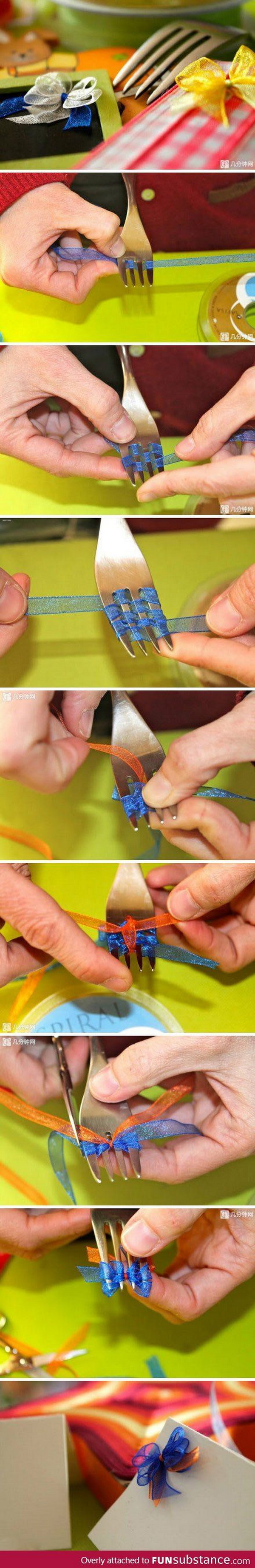 How to Easily Make a Bow . 