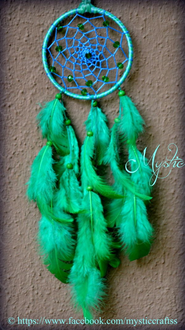 Awesome Turquoise Dream Catcher . 