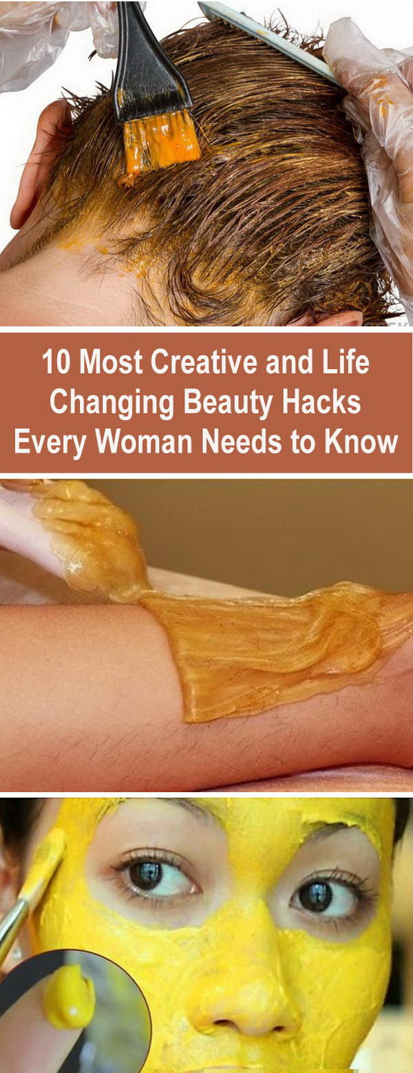 10 Most Creative and Life-changing Beauty Hacks Every Woman Needs to Know. 