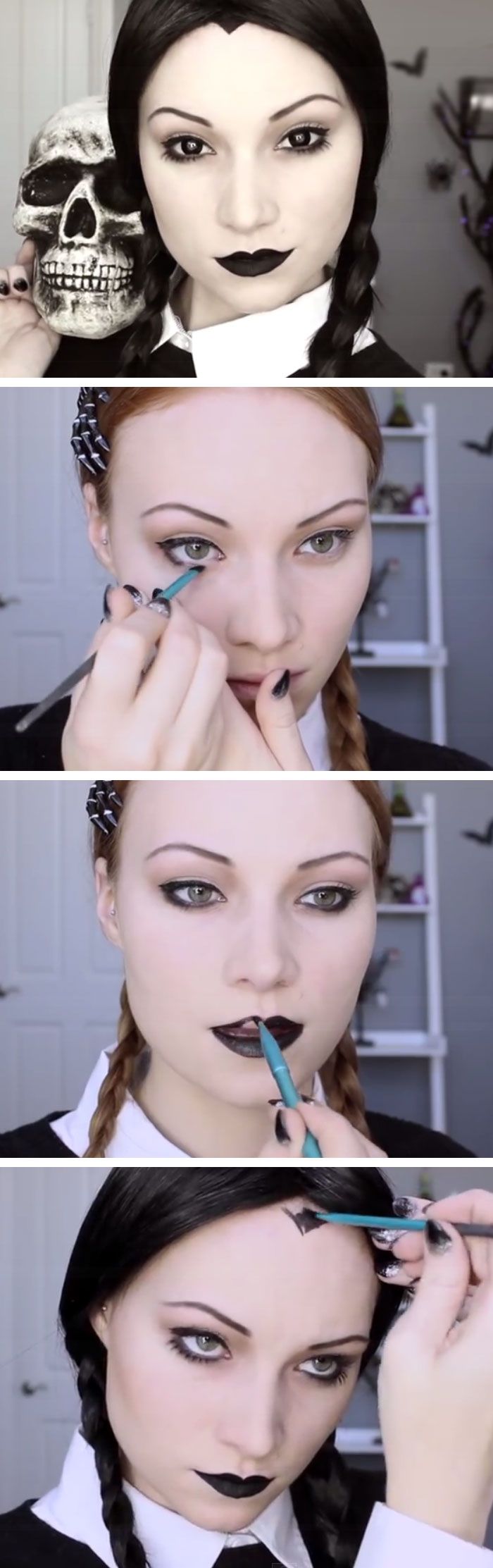 Wednesday Addams Makeup Tutorial 