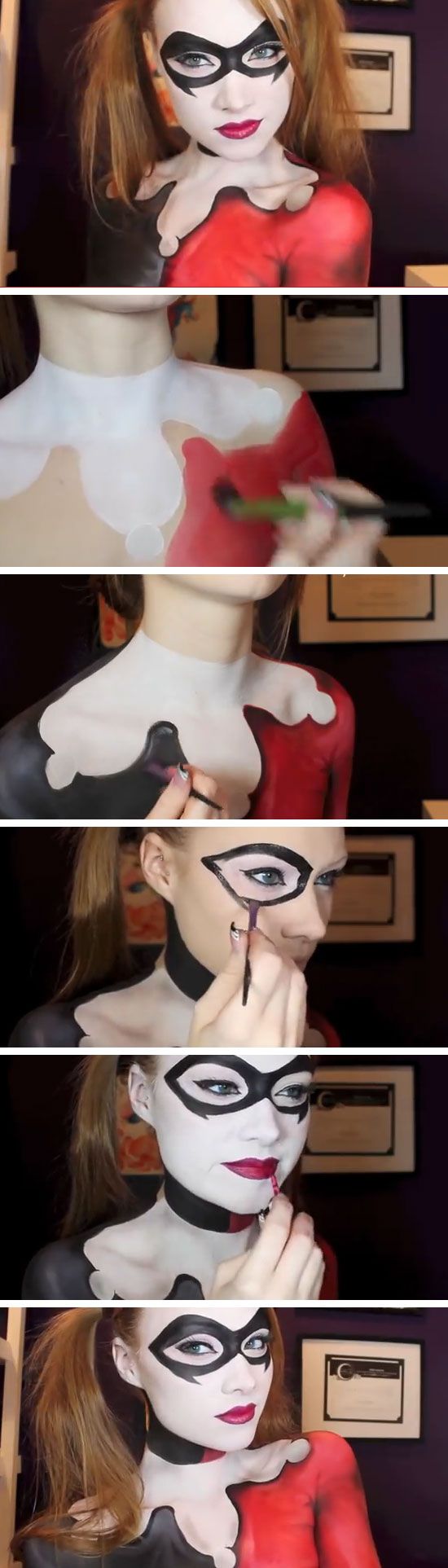 Harley Quinn Makeup Tutorial