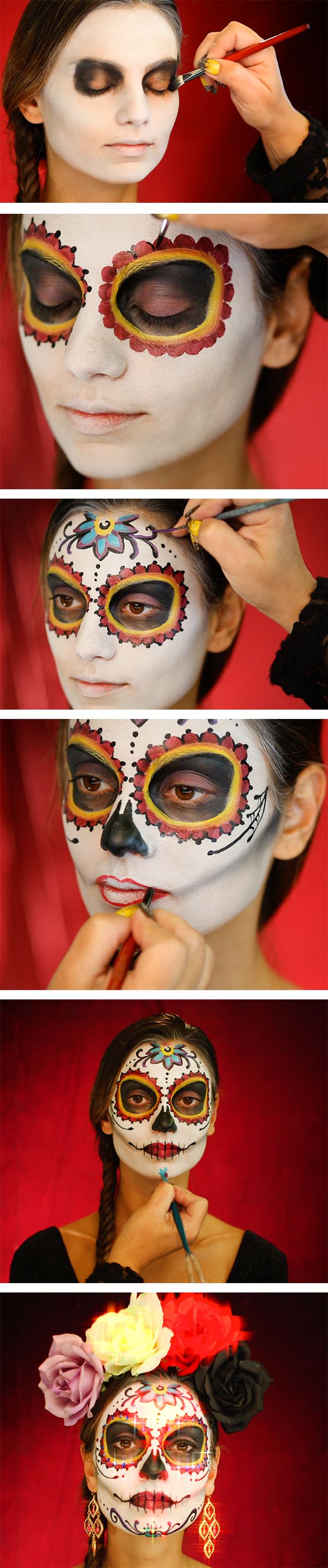 Sugar Skull Makeup Tutorial 