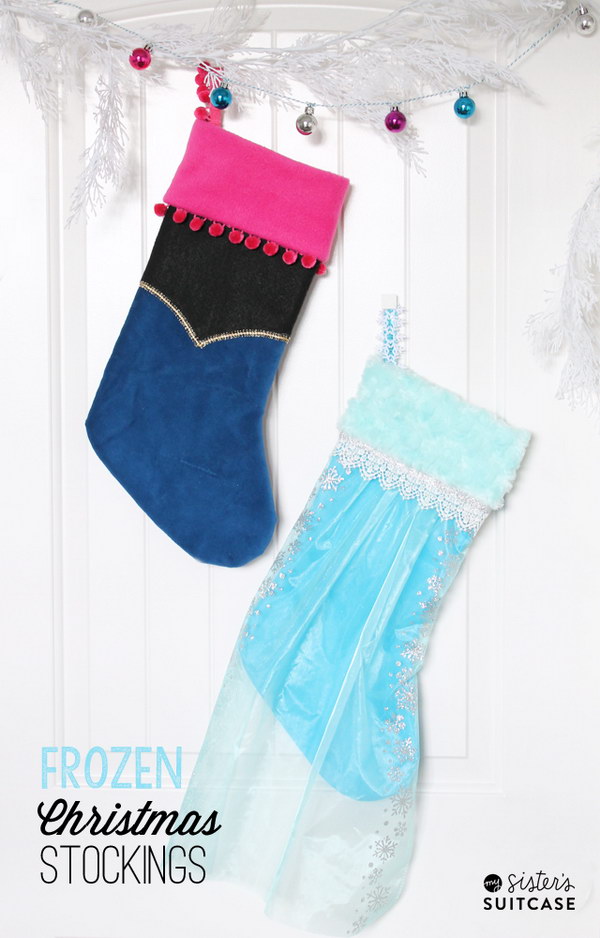 DIY Frozen Stockings 