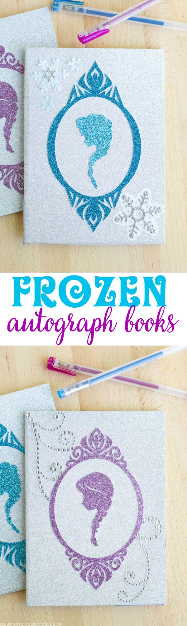 DIY Frozen Autograph Books. 