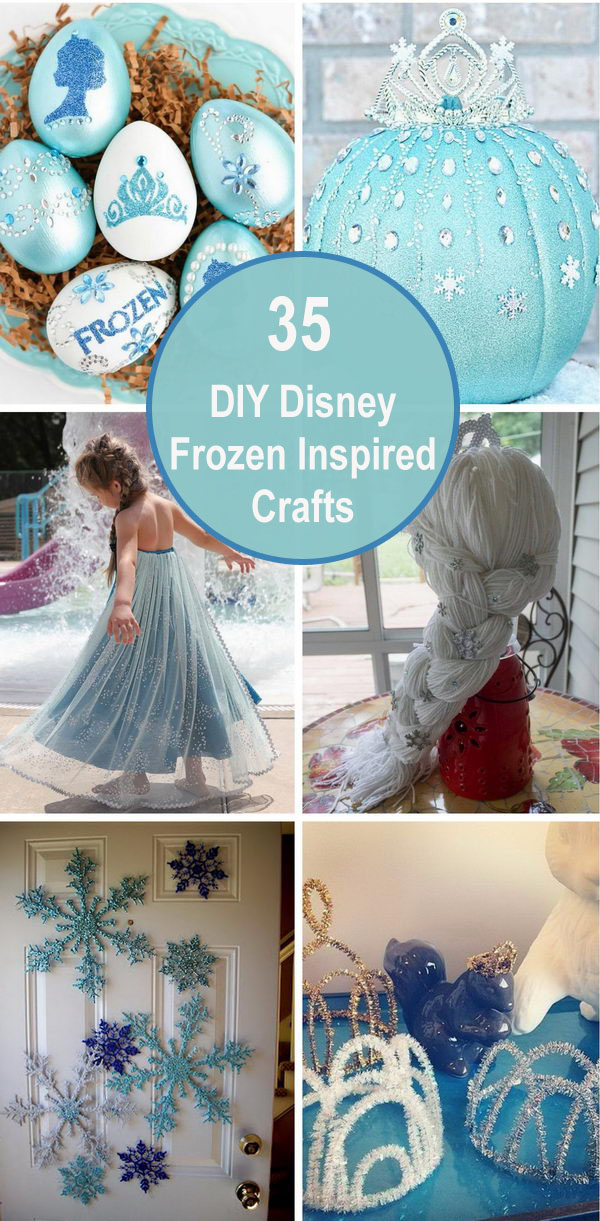 35 DIY Disney Frozen Inspired Crafts. 