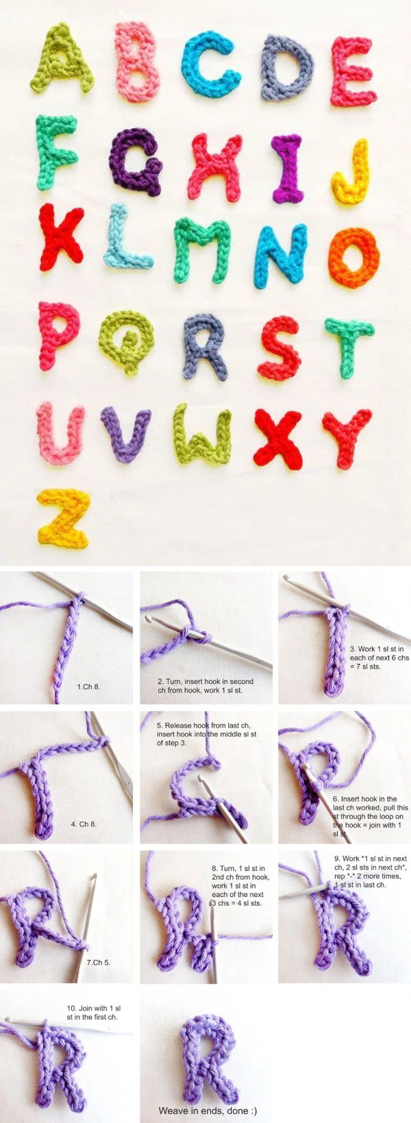 Crochet Letters 