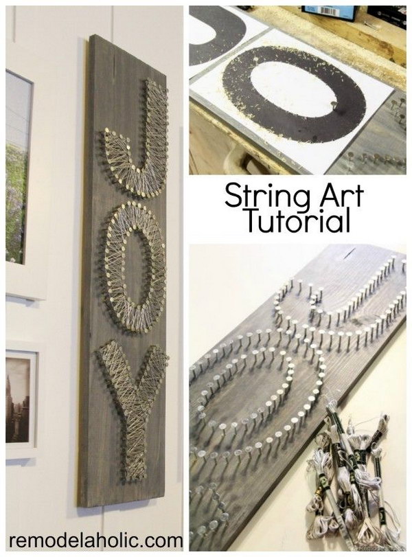 DIY String Art  Letters Tutorial 