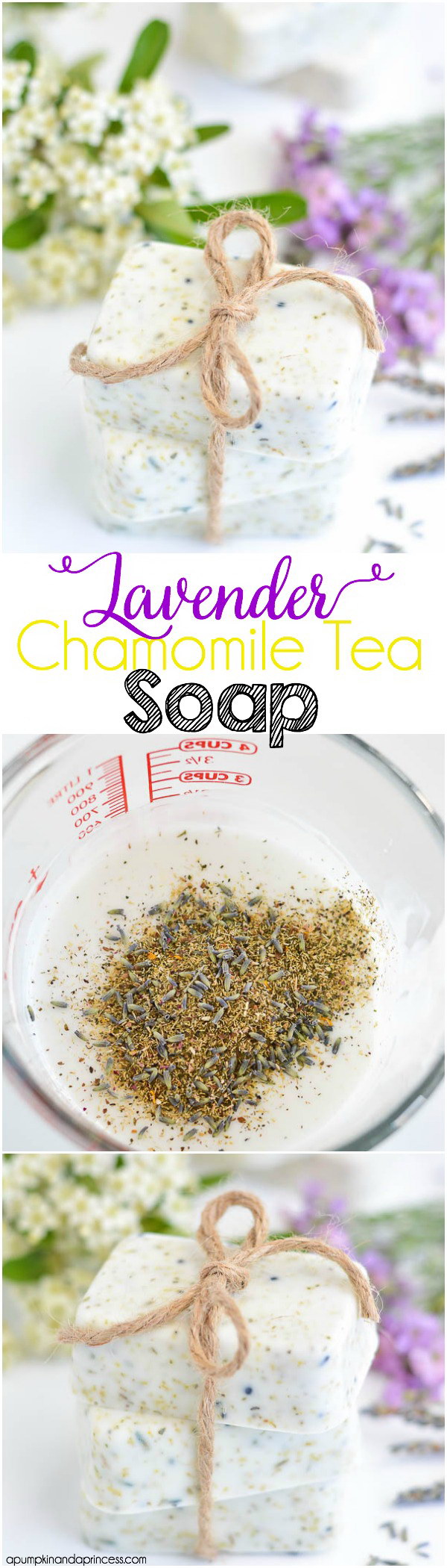 Lavender Chamomile Tea Soap. 