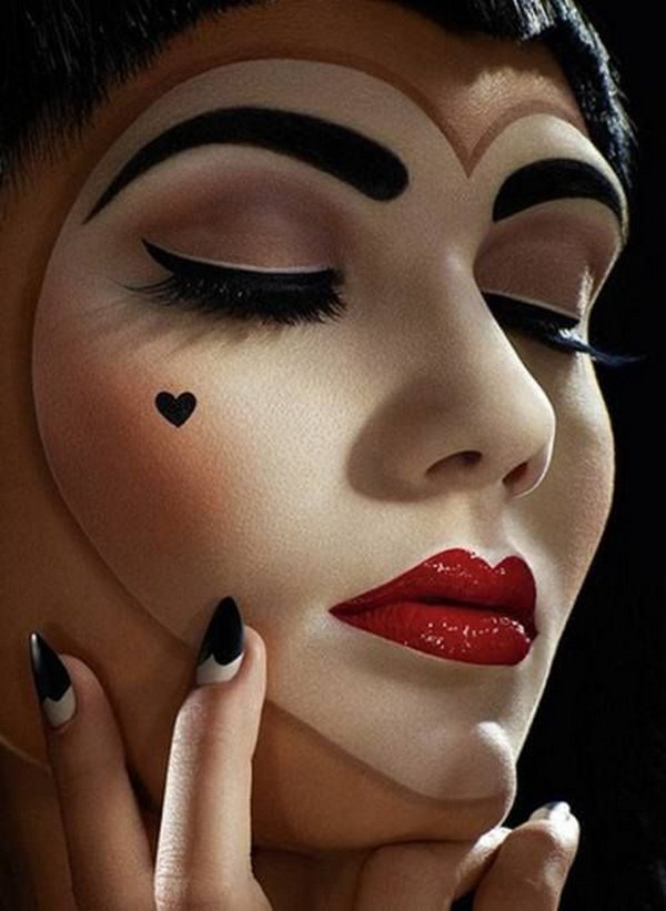 Queen of Hearts Makeup 