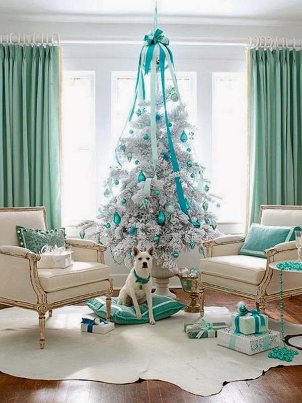 White and Turquoise Tree
