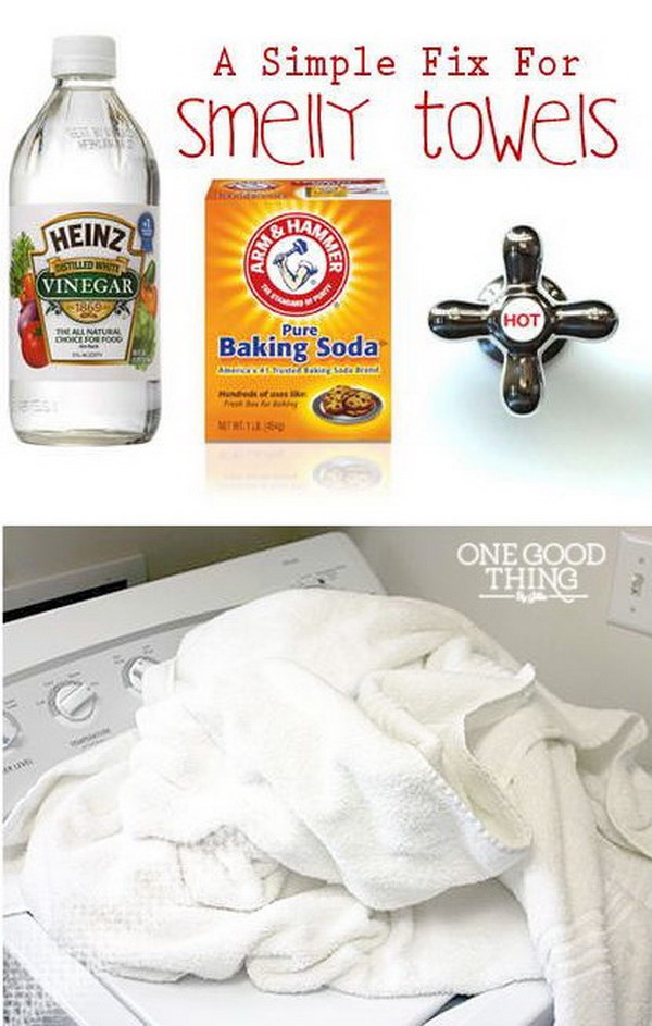 A Simple Fix For Smelly Towels. 