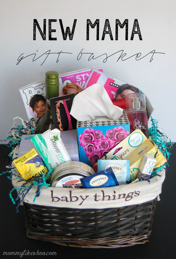 New Mama Gift Basket. 