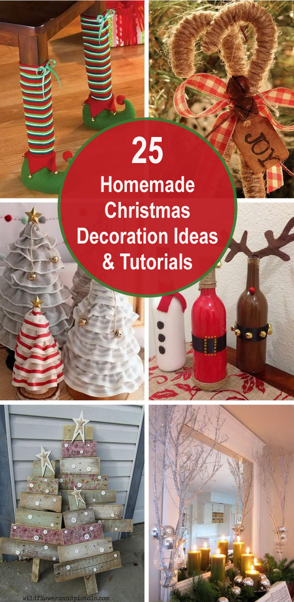 25 Homemade Christmas Decoration Ideas & Tutorials. 