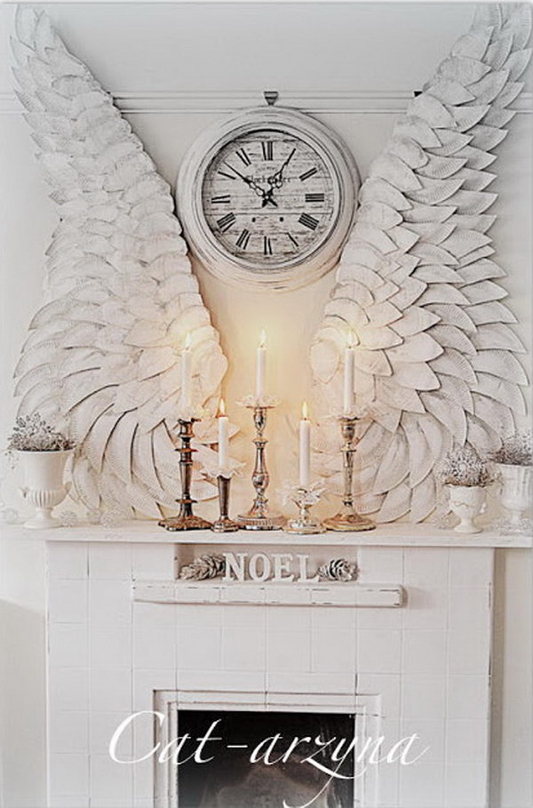 Beautiful Wings Made from Paper Plates 