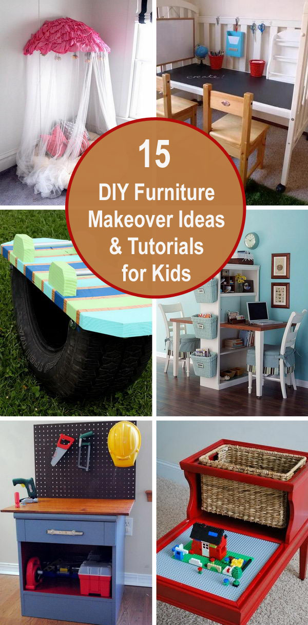15 DIY Furniture Makeover Ideas & Tutorials for Kids. 