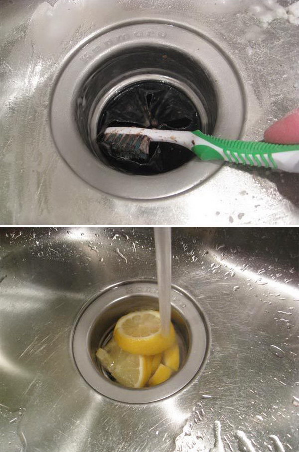Use A Toothbrush To Clean Your Sink Drain
