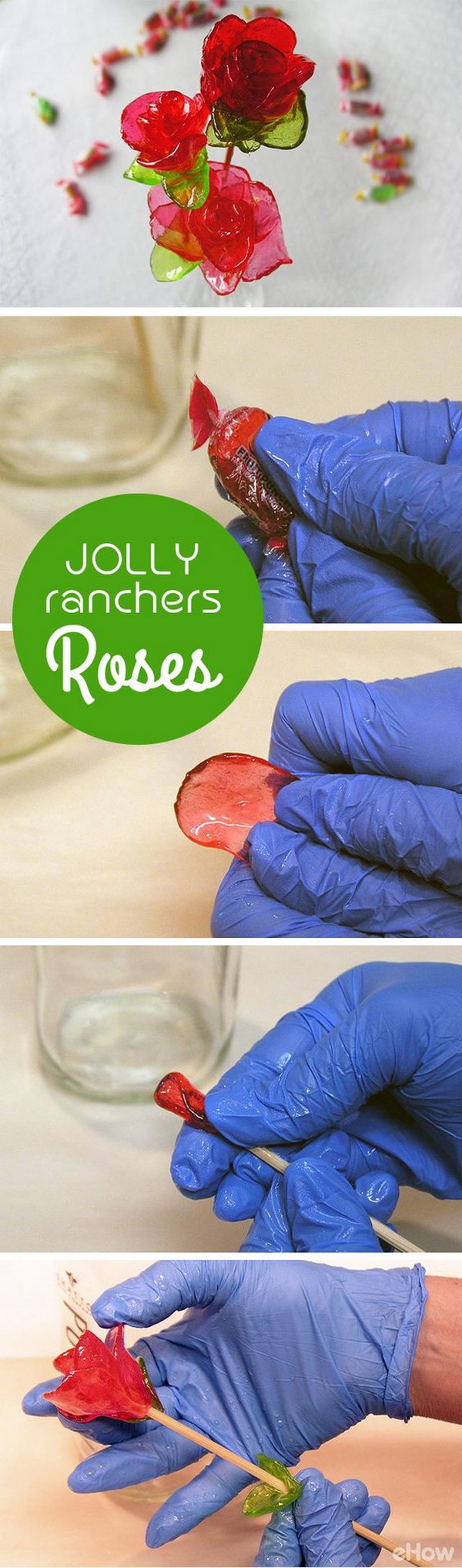DIY Jolly Ranchers Candy Roses  