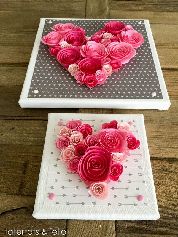 Easy 10-Minute Valentine's Day Wall Art 