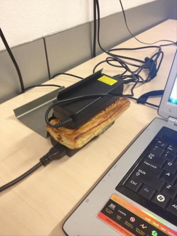 Use Computer Devices To Heat Up Your Breakfast. 