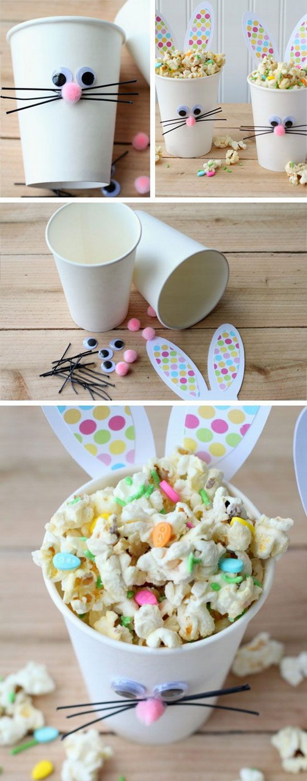 DIY Easter Bunny Cups and Bunny Bait 
