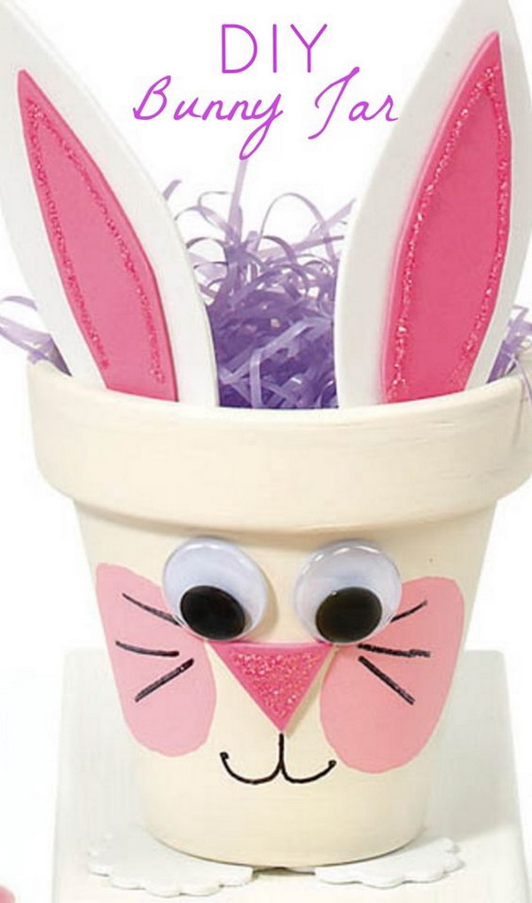 Easy And Cute Bunny Pot Tutorial 