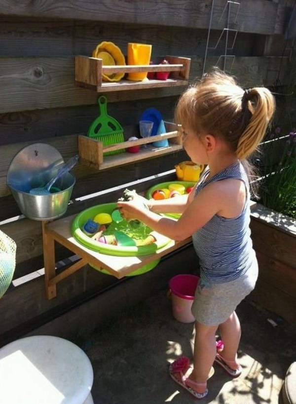 Cute Outdoor Play Kitchen