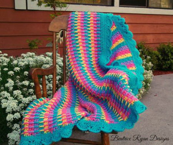 Rainbow Dash Baby Blanket. 