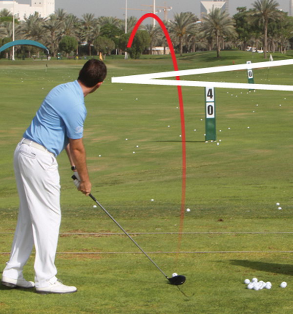 Visualize the shot you want to hit. 