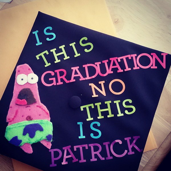 SpongeBob Graduation Cap. 