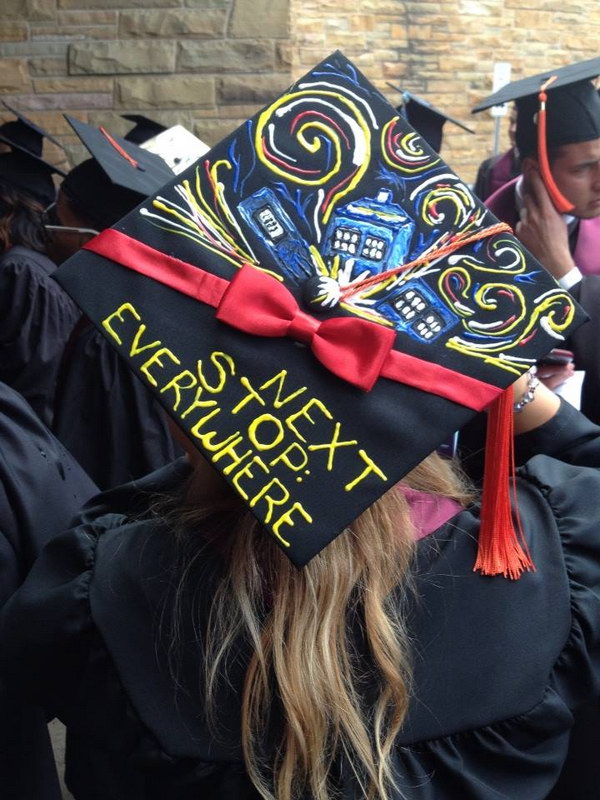 Doctor Who Graduation Cap. 