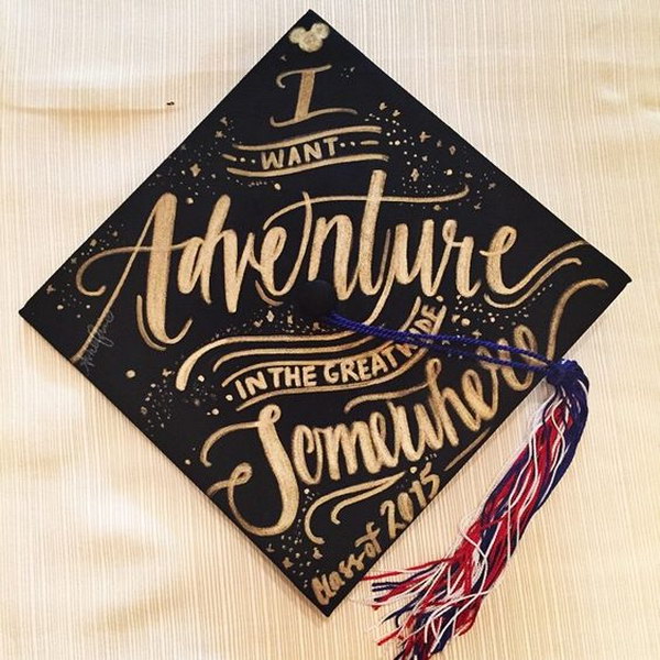 Disney Graduation With A Quote From Beauty And The Beast. 