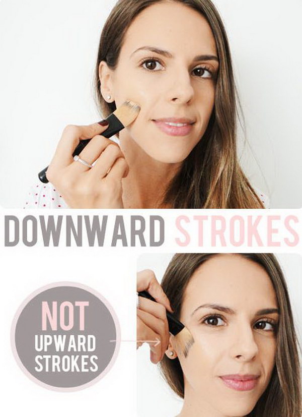How to Create Downward Strokes. 