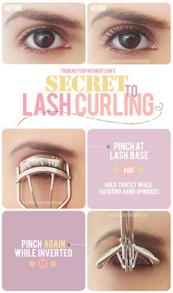 Lash Curling Secret. 