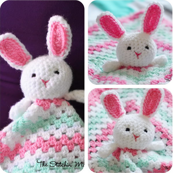 Lovey Crochet Bunny Free Pattern. 