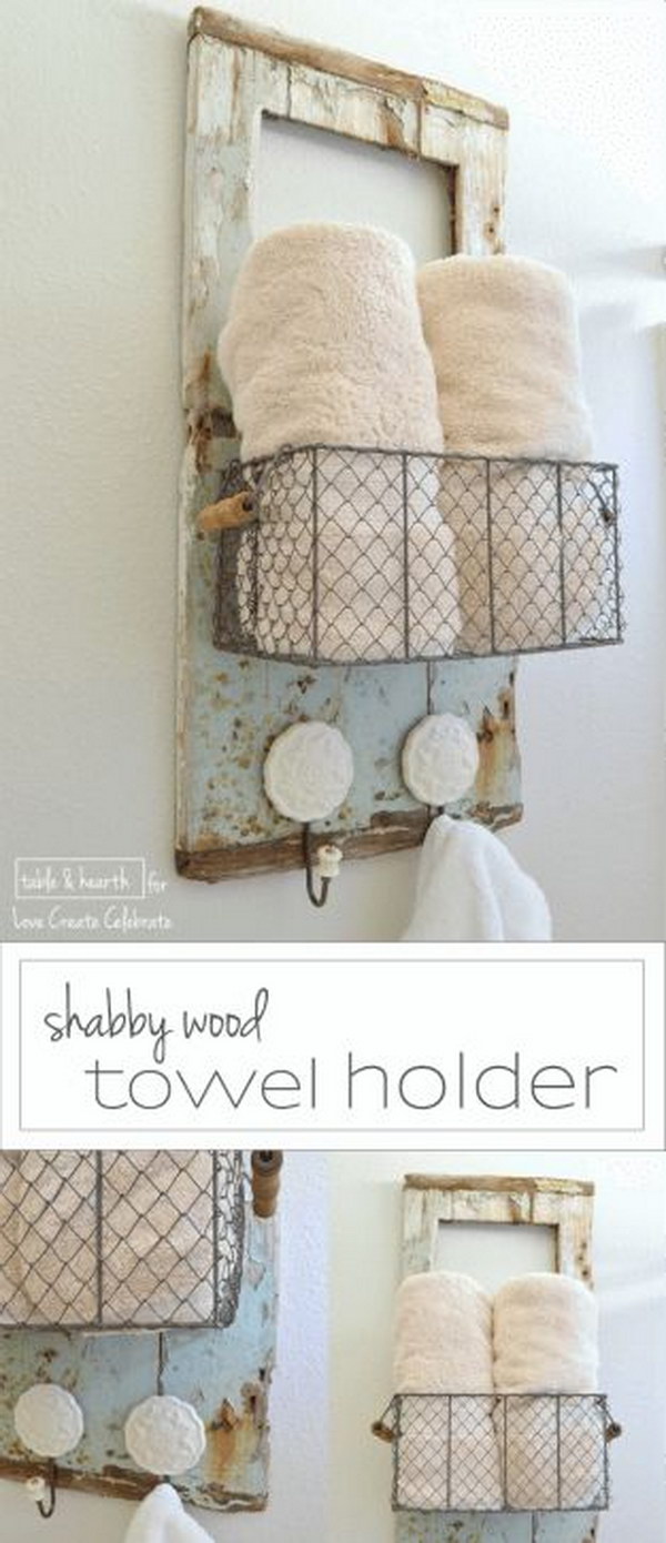 DIY Driftwood Wall Organizer 