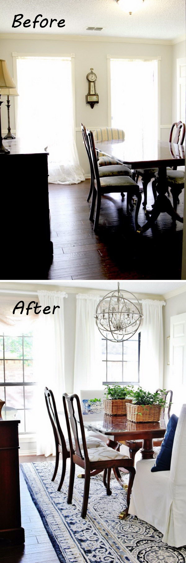 Before and After Dining Room: Lovely Room and So Much Personality. 