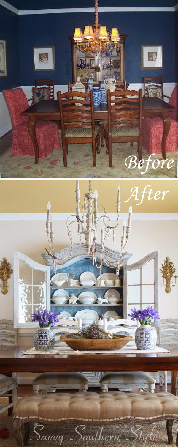 Before and After: 90s Dining Room Transformation. 