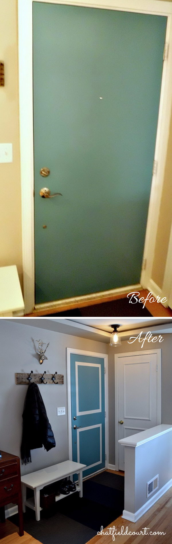 Brighten the Entryway with Painting. 
