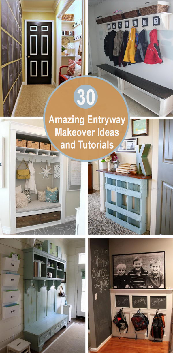 30+ Amazing Entryway Makeover Ideas And Tutorials. 