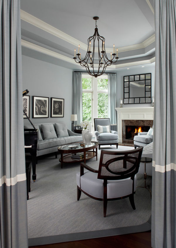 Living Room Layout: Emphasis On Alignment Or Symmetry. 
