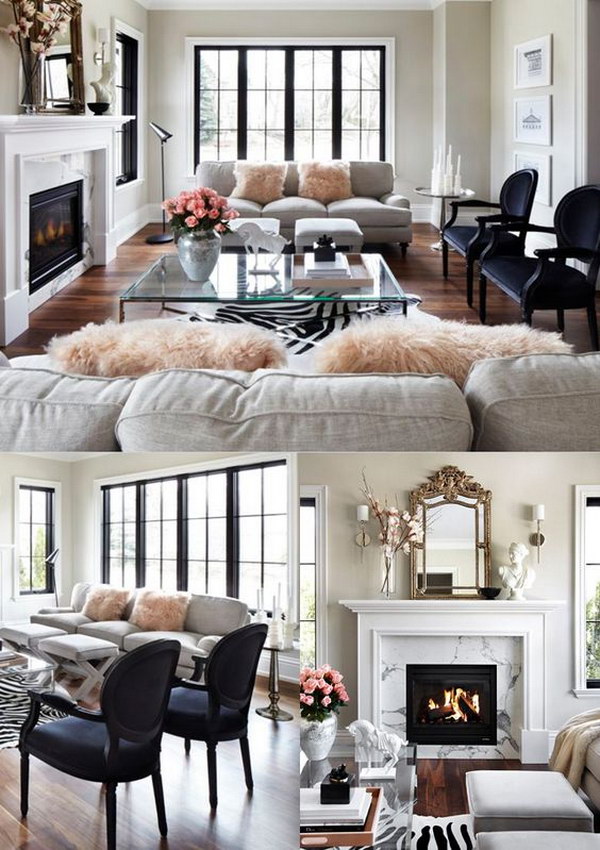 Living Room Layout: Emphasis On Alignment Or Symmetry. 