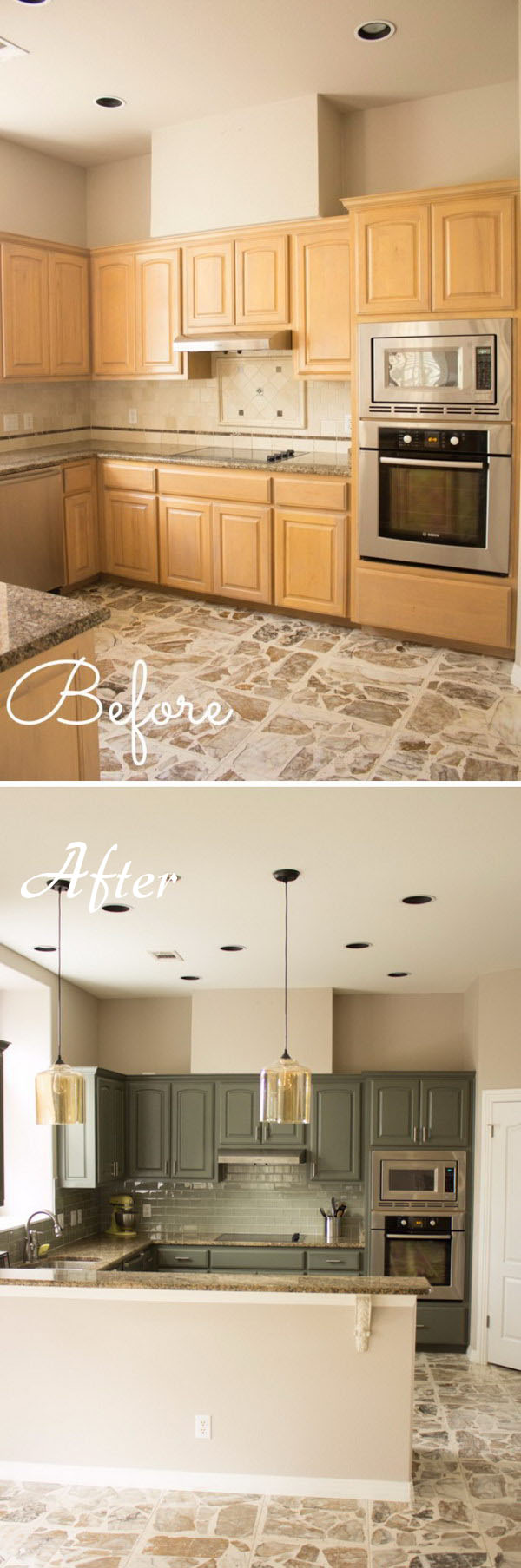 Add Character to Your Kitchen Using Pendant Lights. 