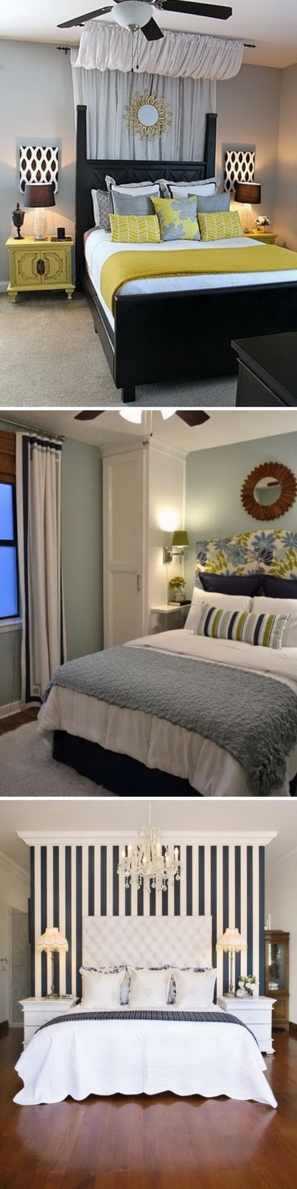 Creative Ways To Make Your Small Bedroom Look Bigger. 